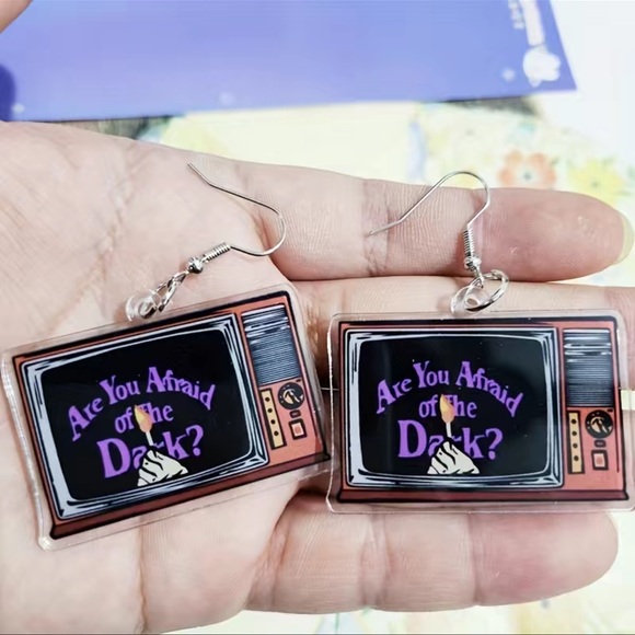 Are You Afraid of the Dark Earrings - Picture 3 of 4